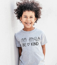 Be Kind ASL Bella Canvas Youth Short Sleeve Tee