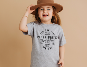 Pan's Flight School Bella Canvas Toddler Short Sleeve Tee