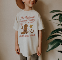 The Rootinest Tootinest Cowboy in the Wild Wild West Bella Canvas Youth Short Sleeve Tee