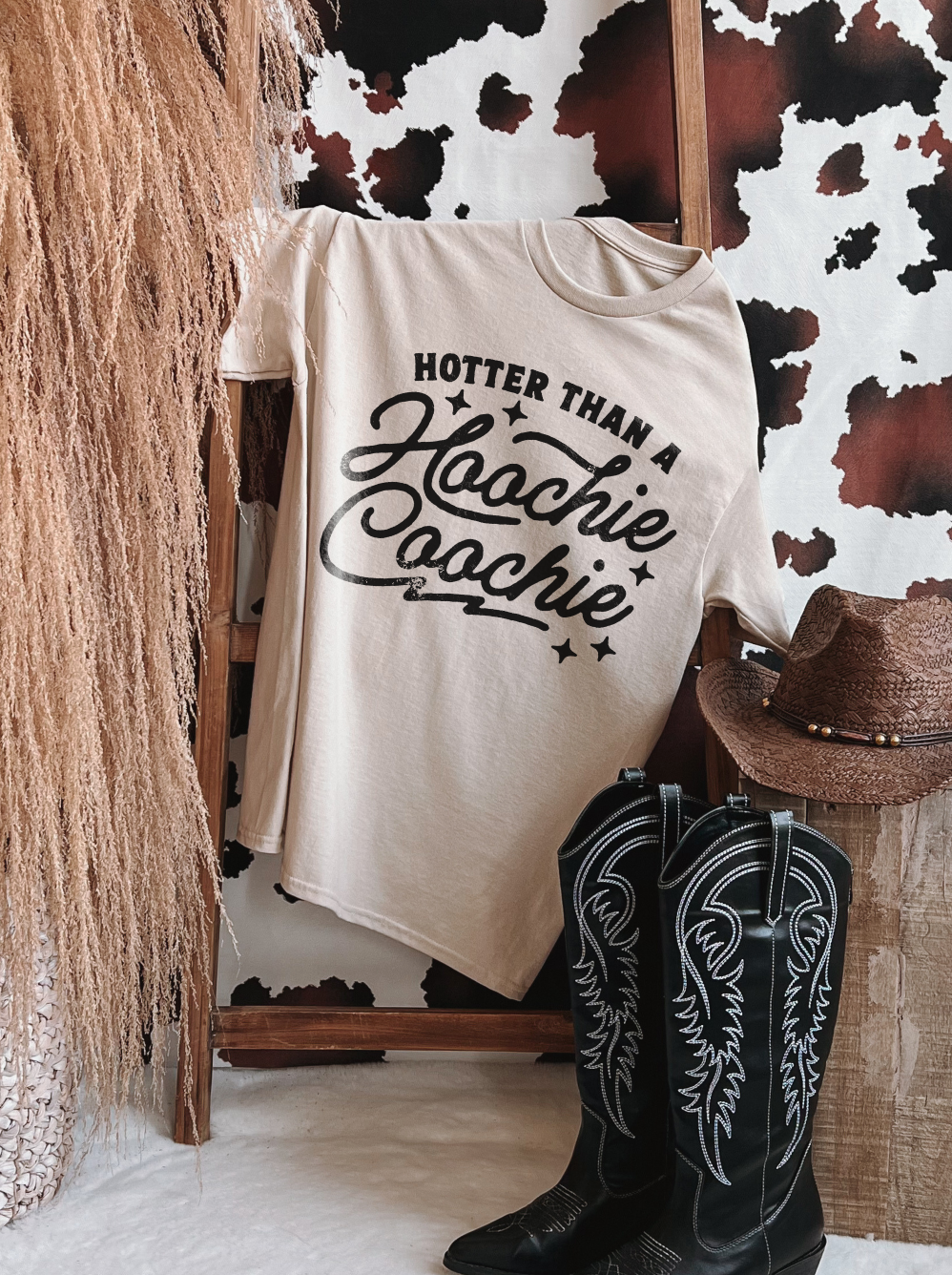 Hotter Than A Hoochie Coochie Unisex Gildan Heavy Cotton Tee