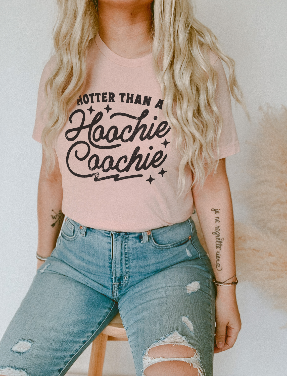 Hotter Than A Hoochie Coochie Bella Canvas Unisex Jersey Short Sleeve Tee