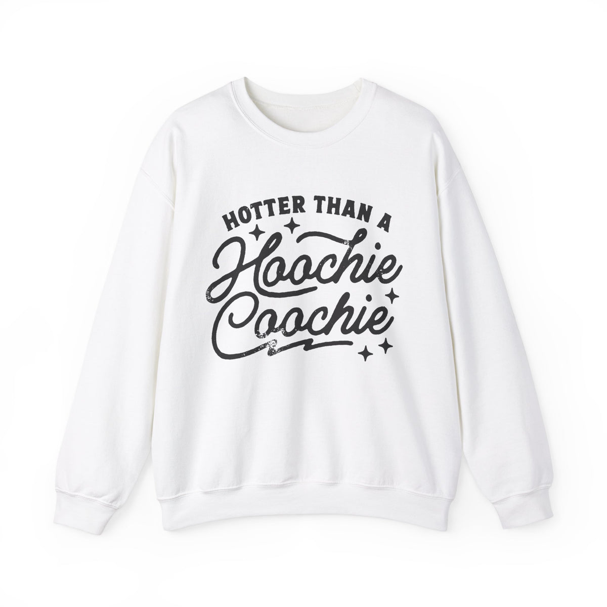 Hotter Than A Hoochie Coochie Gildan Unisex Heavy Blend™ Crewneck Sweatshirt