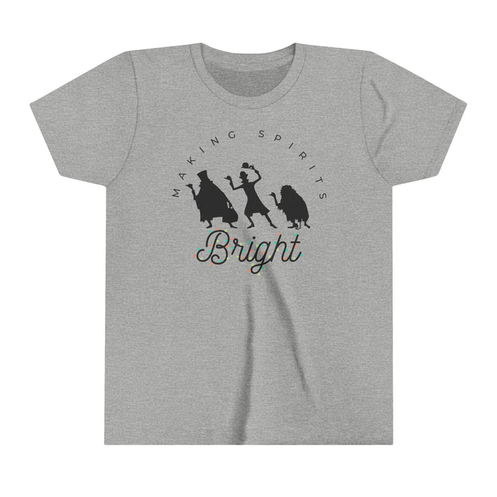 Making Spirits Bright Bella Canvas Youth Short Sleeve Tee