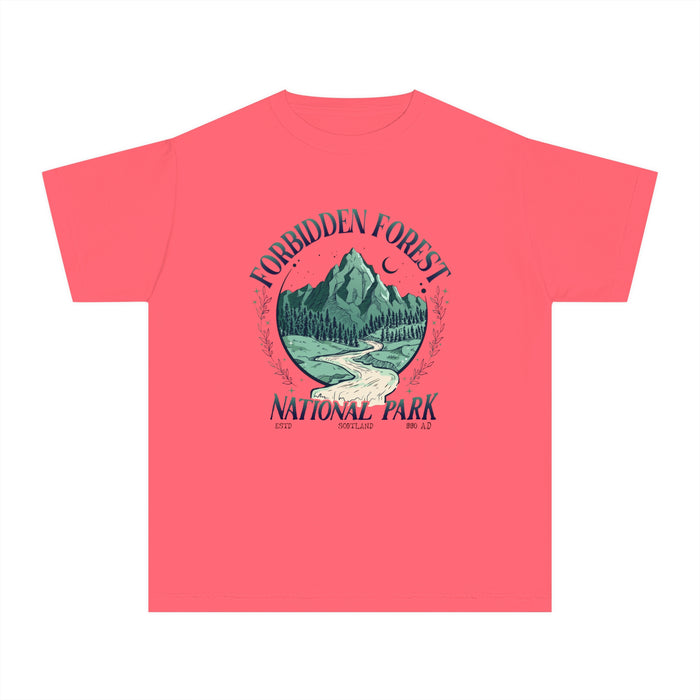 Forbidden Forest National Park Comfort Colors Youth Midweight Tee