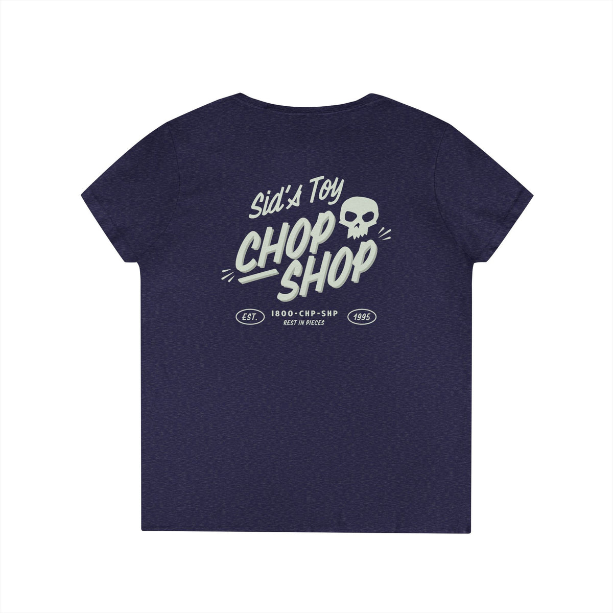 Sid's Toy Chop Shop Ladies' Gildan V-Neck T-Shirt