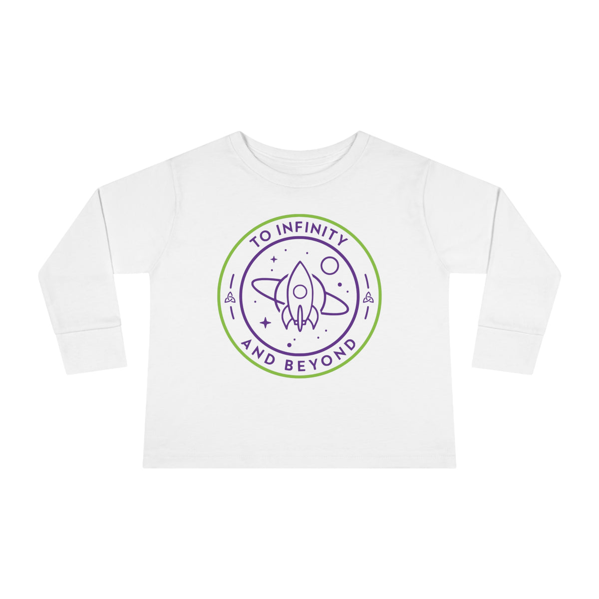 To Infinity And Beyond Rabbit Skins Toddler Long Sleeve Tee