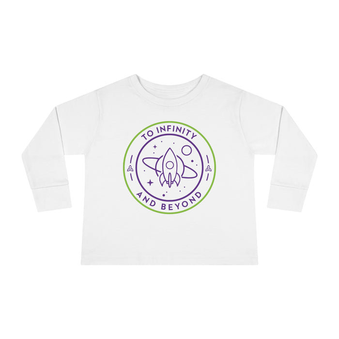 To Infinity And Beyond Rabbit Skins Toddler Long Sleeve Tee