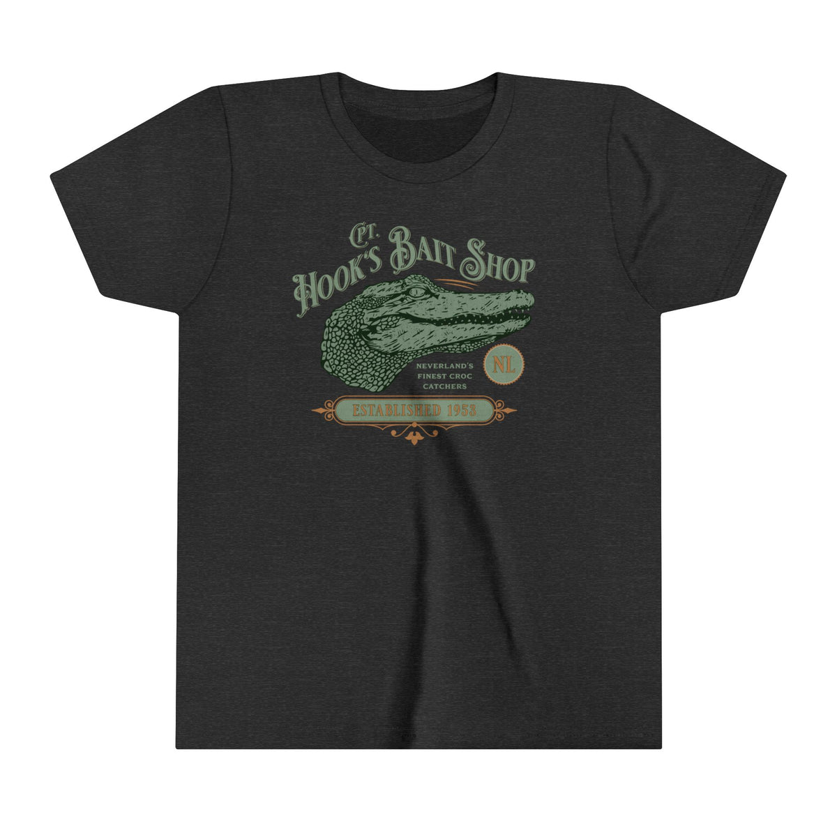 Captain Hook’s Bait Shop Bella Canvas Youth Short Sleeve Tee