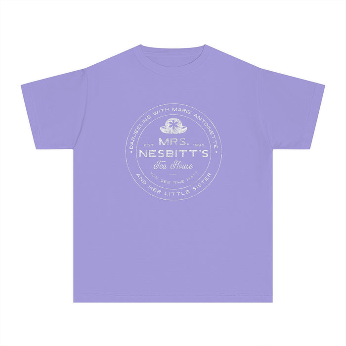 Mrs. Nesbitt’s Tea House Comfort Colors Youth Midweight Tee