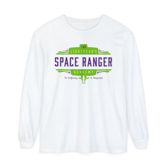 Lightyear's Space Ranger Academy Comfort Colors Unisex Garment-dyed Long Sleeve T-Shirt