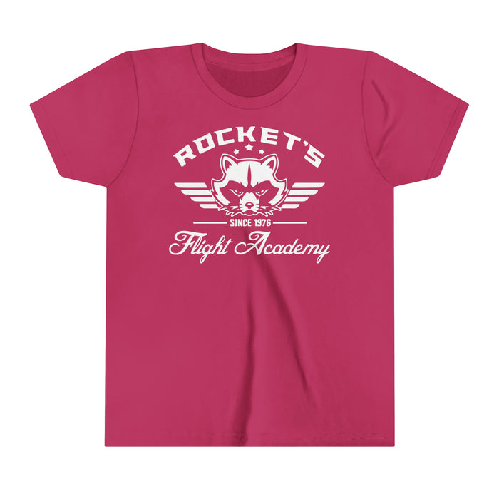 Rocket's Flight Academy Post Bella Canvas Youth Short Sleeve Tee