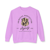 Princess Protection Agency Unisex Lightweight Comfort Colors Crewneck Sweatshirt