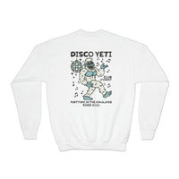 Disco Yeti Gildan Youth Crewneck Sweatshirt