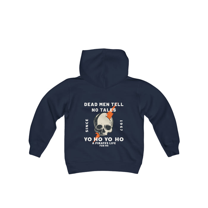 Dead Men Tell No Tales Gildan Youth Heavy Blend Hooded Sweatshirt