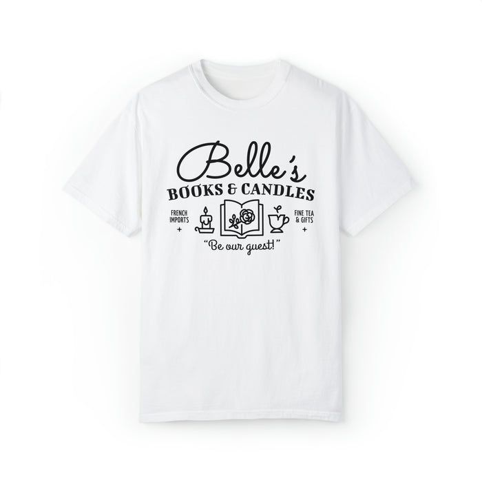 Belle’s Books & Candles Co Comfort Colors Unisex Garment-Dyed T-shirt