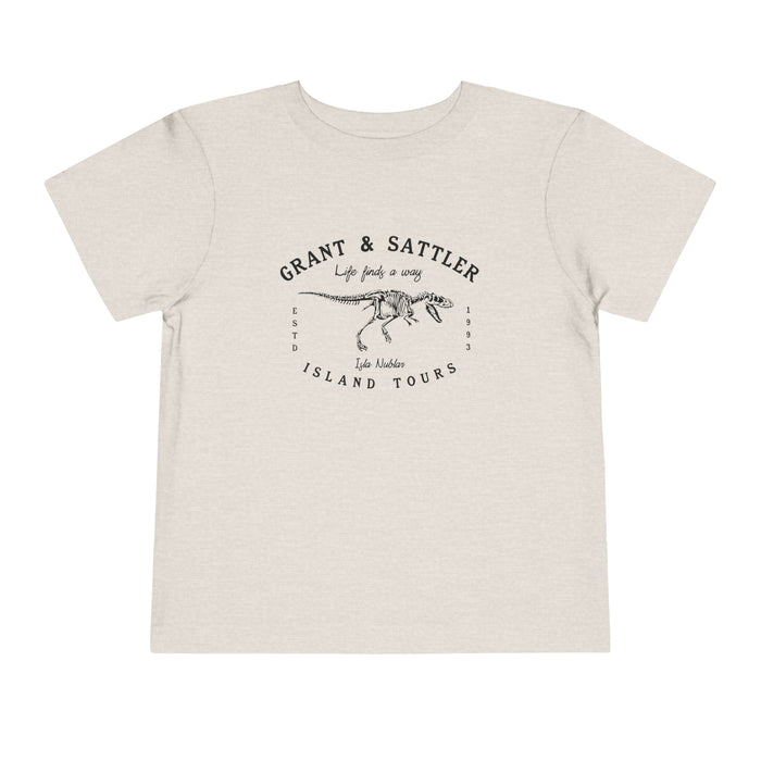 Grant & Sattler Island Tours Bella Canvas Toddler Short Sleeve Tee