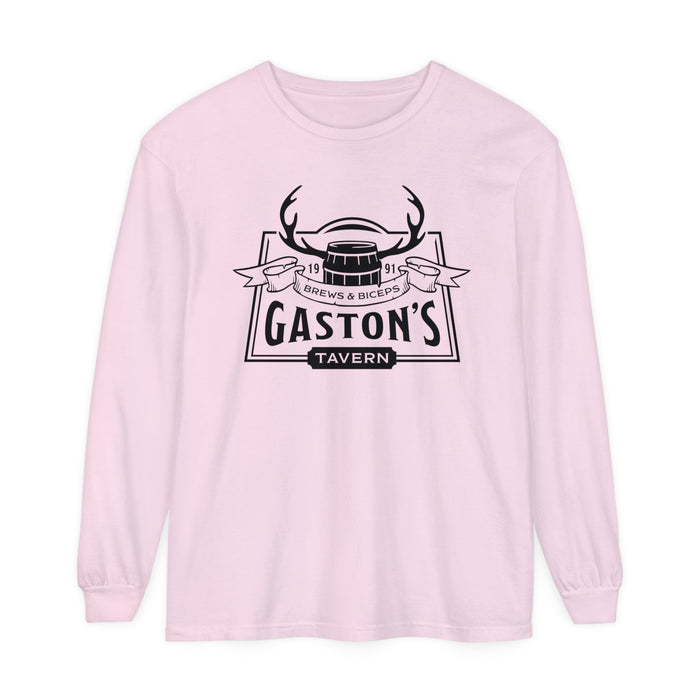 Gaston’s Tavern Comfort Colors Unisex Garment-dyed Long Sleeve T-Shirt