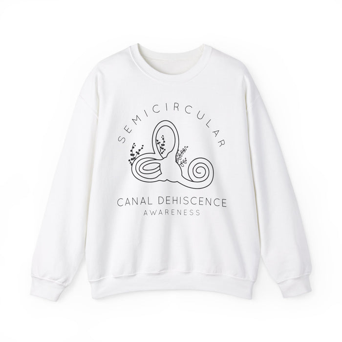 Semicircular Canal Dehiscence Awareness Gildan Unisex Heavy Blend™ Crewneck Sweatshirt