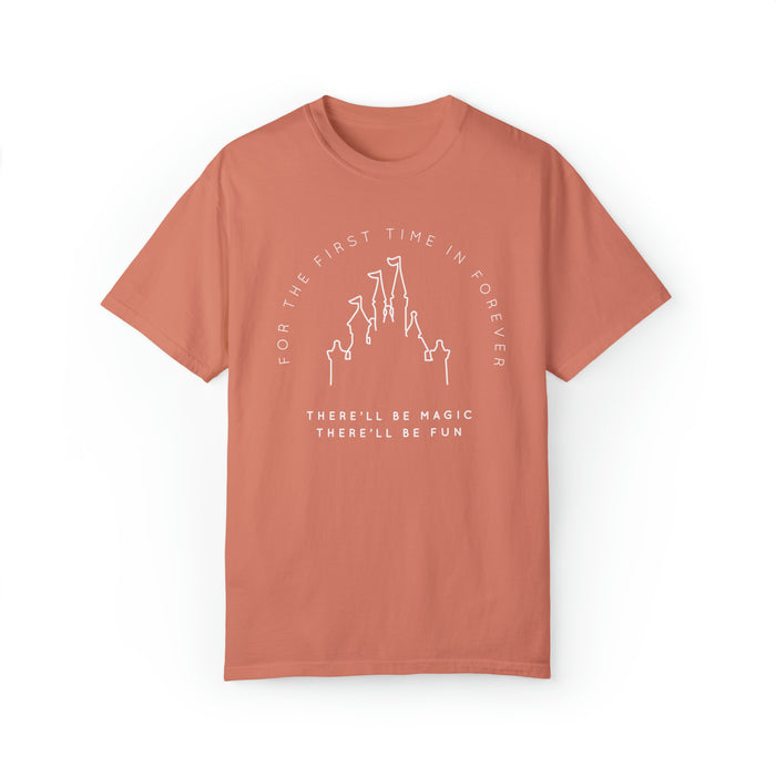 For The First Time In Forever Comfort Colors Unisex Garment-Dyed T-shirt