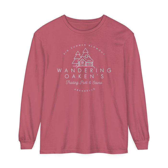 Wandering Oaken’s Trading Post Comfort Colors Unisex Garment-dyed Long Sleeve T-Shirt