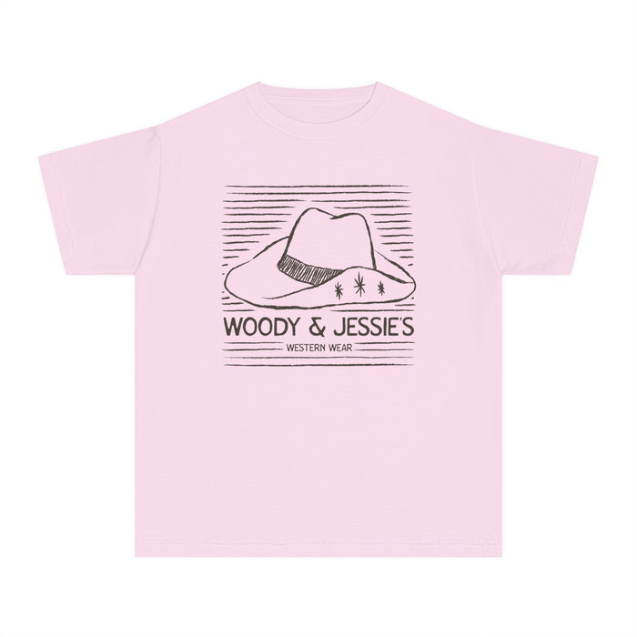 Woody & Jessie's Western Wear Comfort Colors Youth Midweight Tee