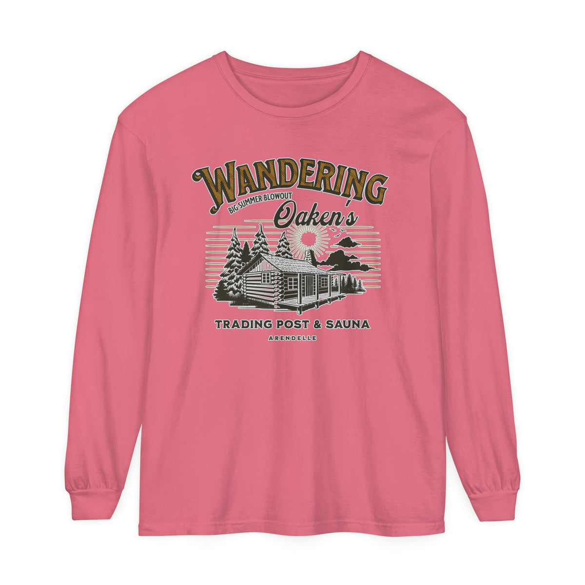 Wandering Oaken’s Trading Post Comfort Colors Unisex Garment-dyed Long Sleeve T-Shirt
