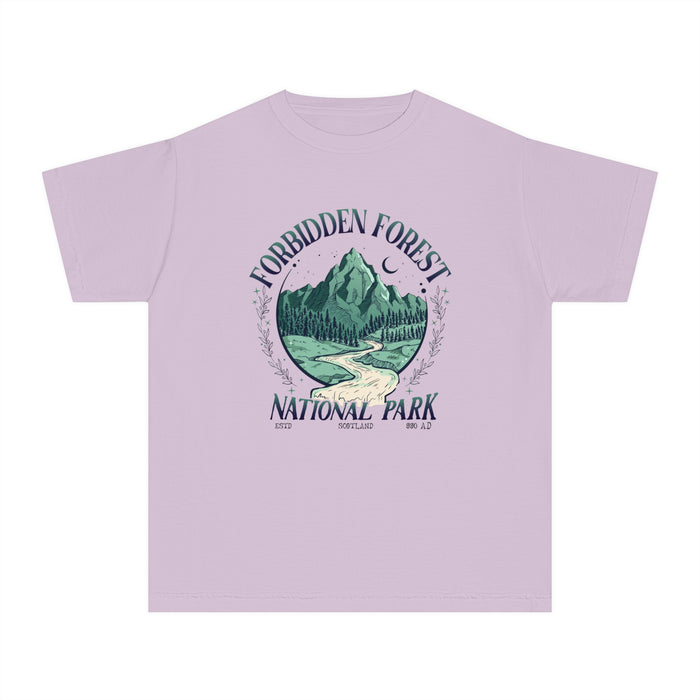 Forbidden Forest National Park Comfort Colors Youth Midweight Tee