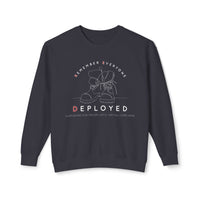 Remember Everyone Deployed R.E.D. Unisex Lightweight Comfort Colors Crewneck Sweatshirt