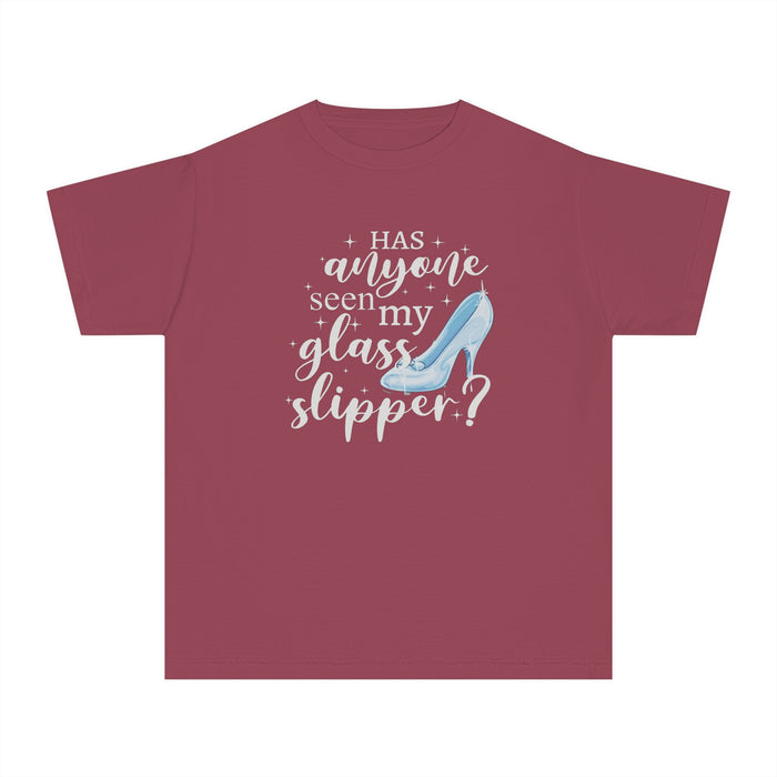 Has Anyone Seen My Glass Slipper? Comfort Colors Youth Midweight Tee