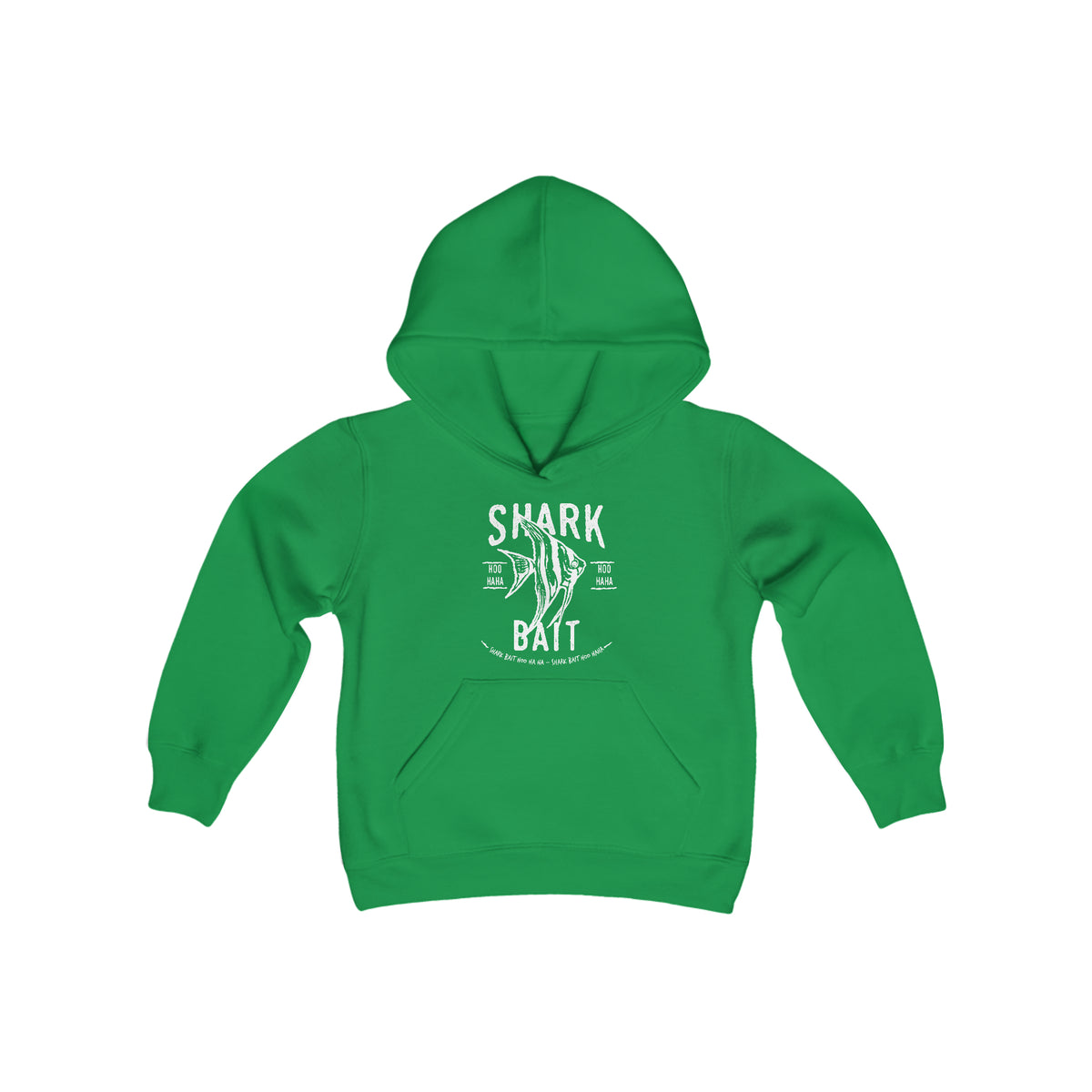 Shark Bait Hoo Haha Gildan Youth Heavy Blend Hooded Sweatshirt