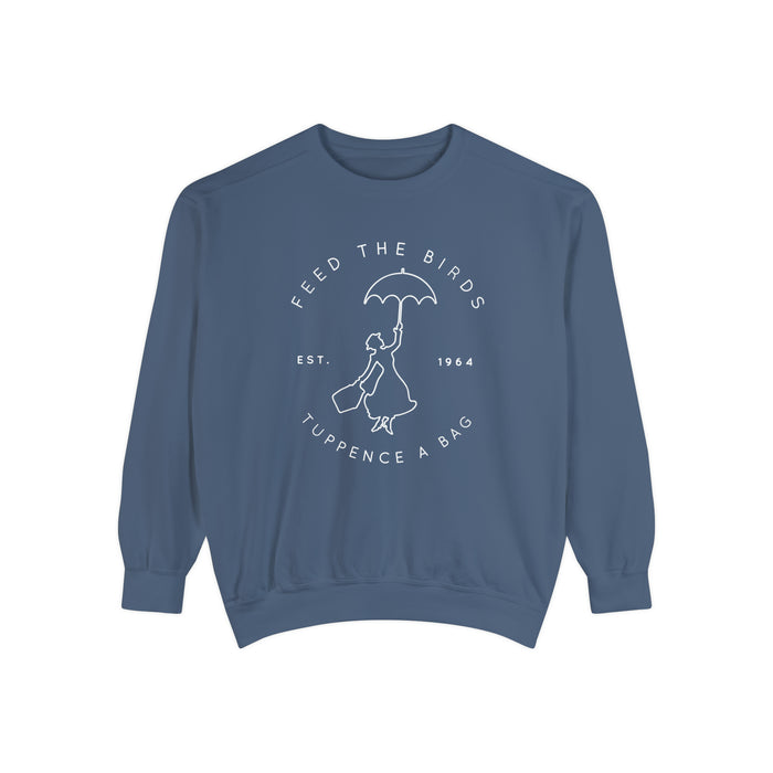 Feed The Birds Comfort Colors Unisex Garment-Dyed Sweatshirt