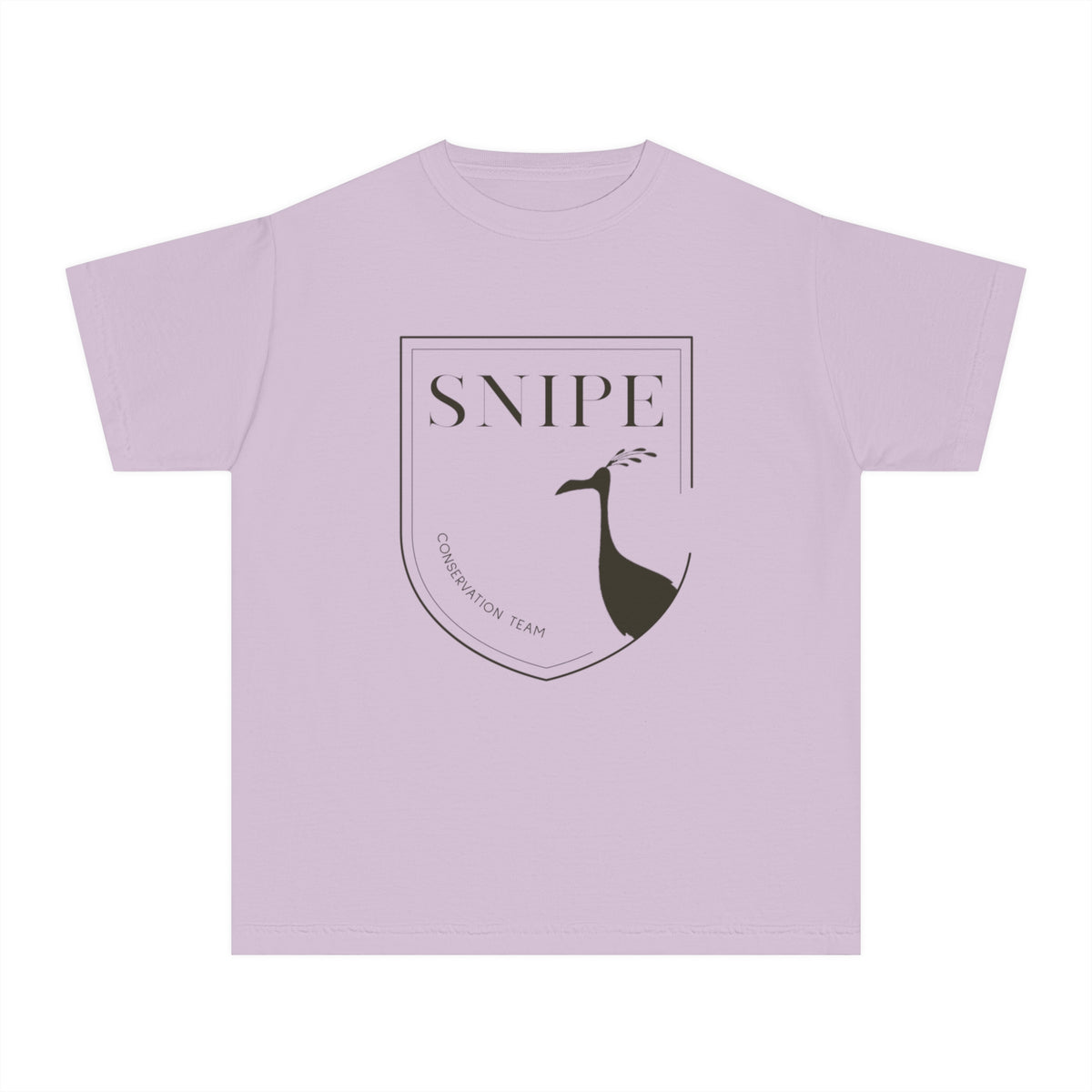 Snipe Conservation Team Comfort Colors Youth Midweight Tee