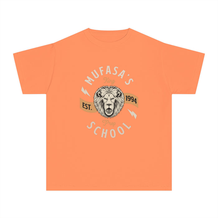 Mufasa's Prep School Comfort Colors Youth Midweight Tee