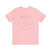 Alice's Wonderland Bakery Bella Canvas Unisex Jersey Short Sleeve Tee