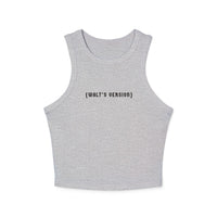 Walt's Version Women's Micro Rib Racer Tank Top