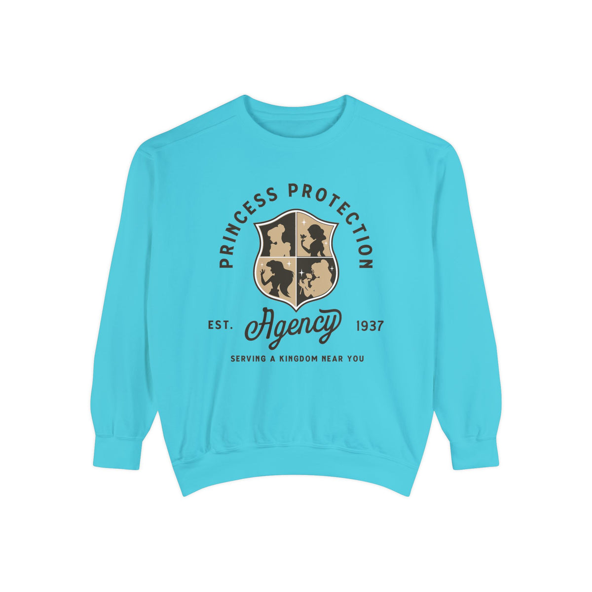 Princess Protection Agency Comfort Colors Unisex Garment-Dyed Sweatshirt