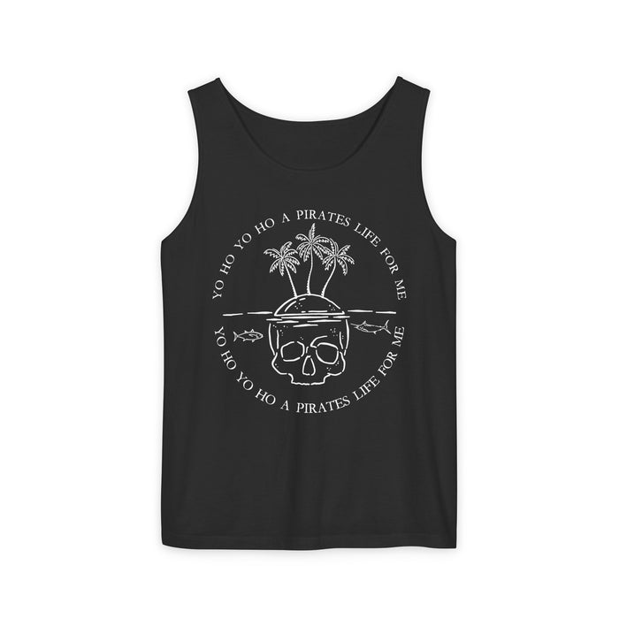 Yo Ho A Pirates Life For Me Unisex Comfort Colors Garment-Dyed Tank Top