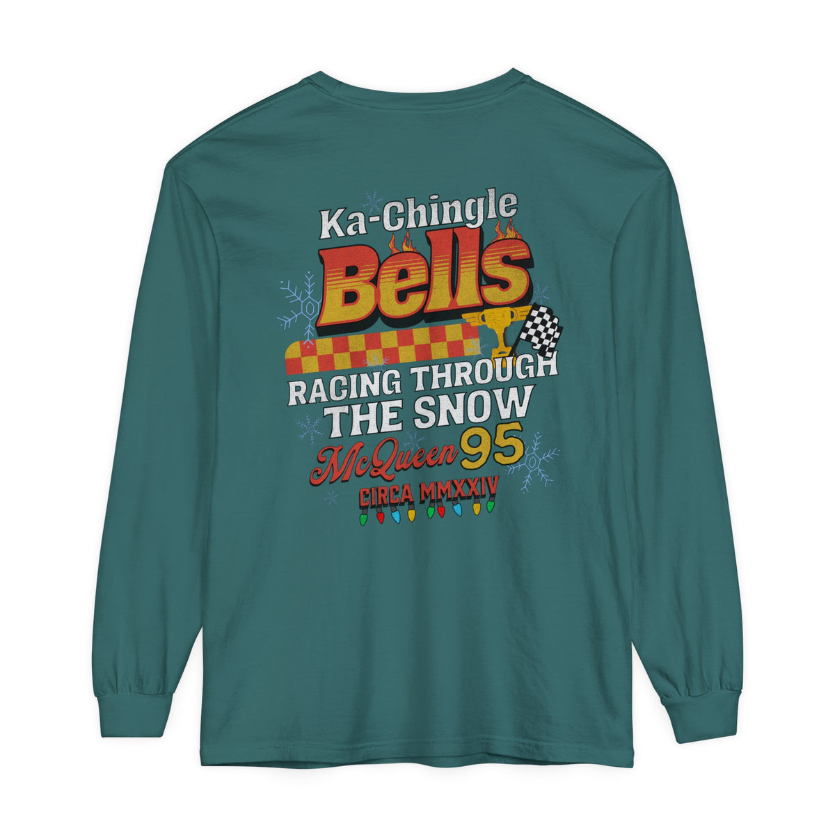 Ka-Chingle Bells Comfort Colors Unisex Garment-dyed Long Sleeve T-Shirt