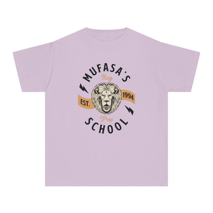 Mufasa's Prep School Comfort Colors Youth Midweight Tee