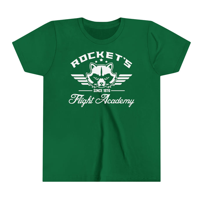 Rocket's Flight Academy Post Bella Canvas Youth Short Sleeve Tee