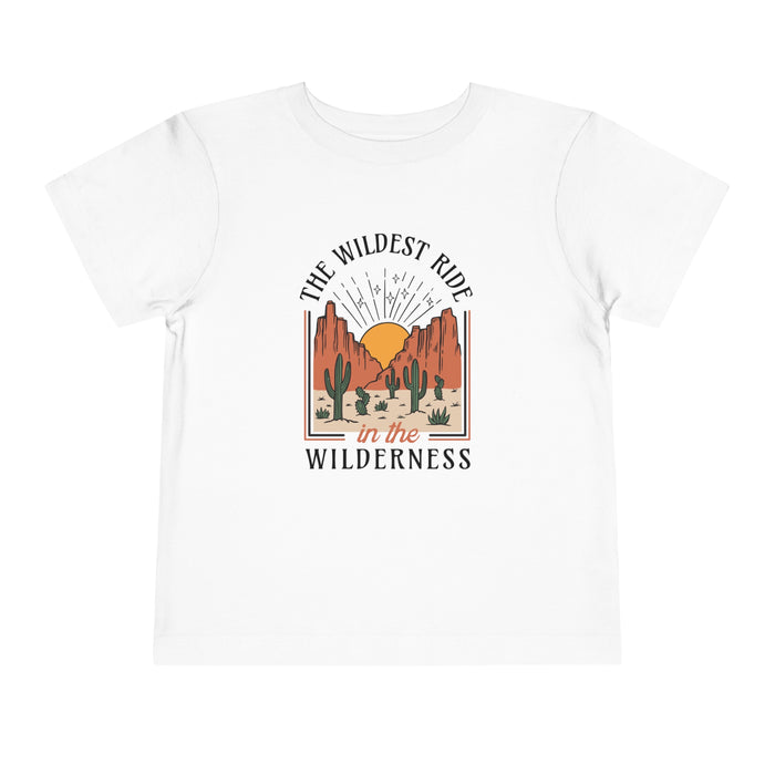 The Wildest Ride In The Wilderness Bella Canvas Toddler Short Sleeve Tee