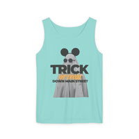 Trick or Treat Down Main Street Unisex Comfort Colors Garment-Dyed Tank Top