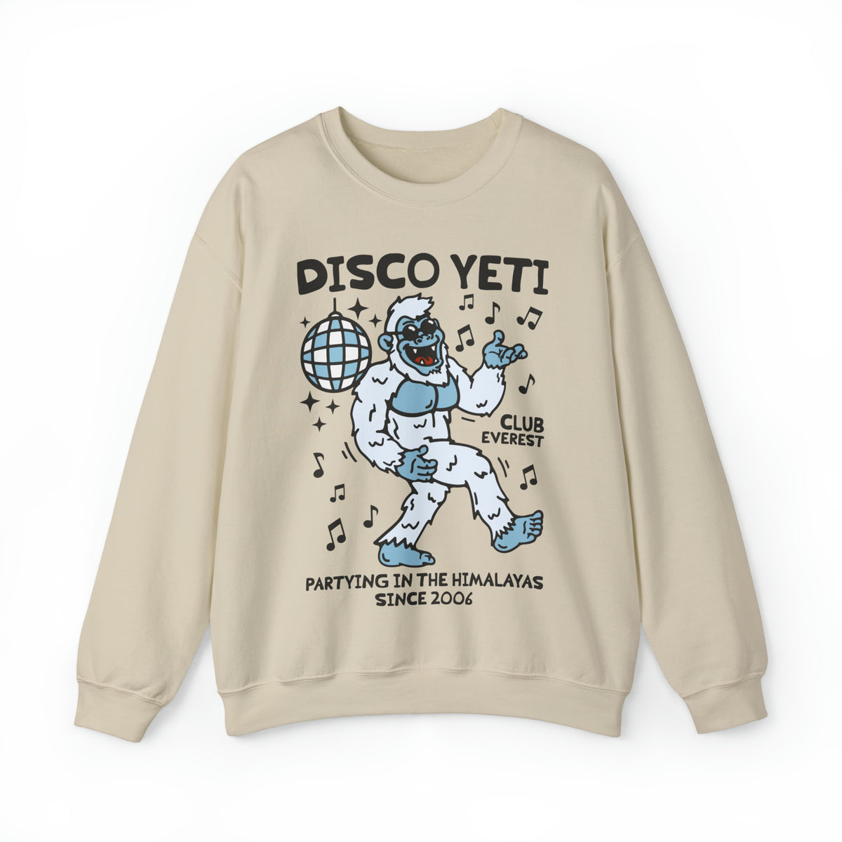 Disco Yeti Gildan Unisex Heavy Blend™ Crewneck Sweatshirt