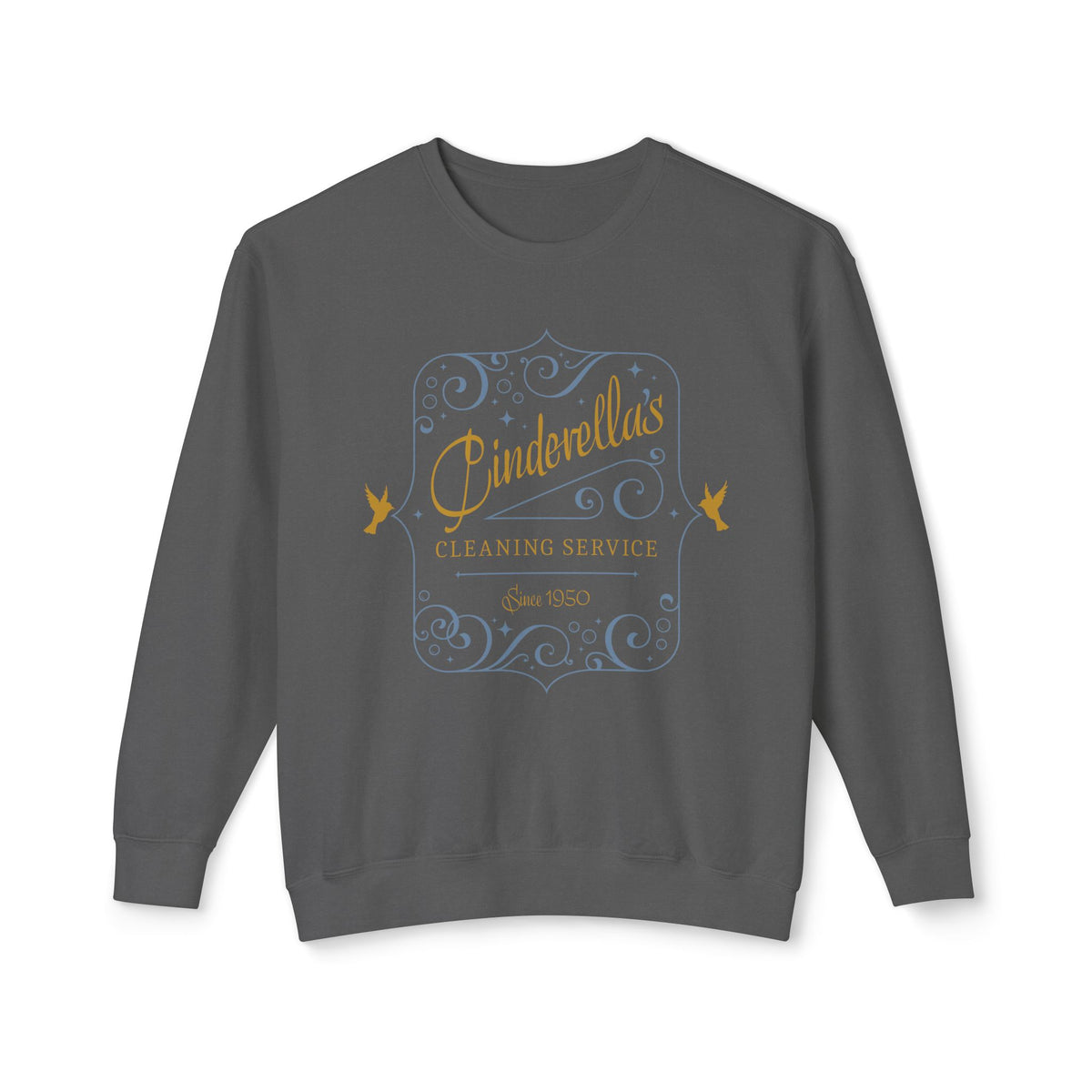 Cinderella's Cleaning Service Unisex Lightweight Comfort Colors Crewneck Sweatshirt