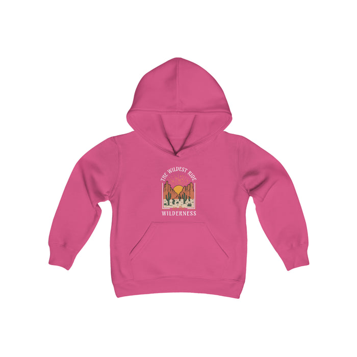 The Wildest Ride In The Wilderness Gildan Youth Heavy Blend Hooded Sweatshirt