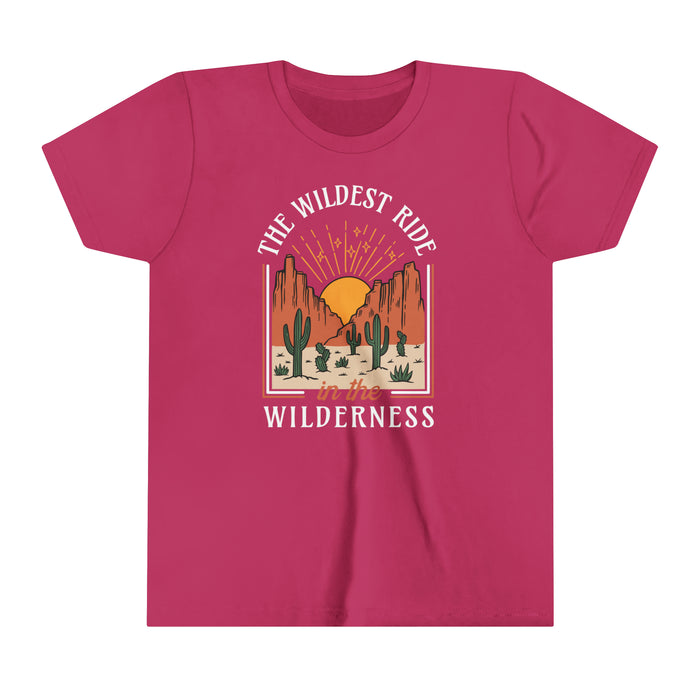 The Wildest Ride In The Wilderness Bella Canvas Youth Short Sleeve Tee