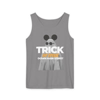 Trick or Treat Down Main Street Unisex Comfort Colors Garment-Dyed Tank Top