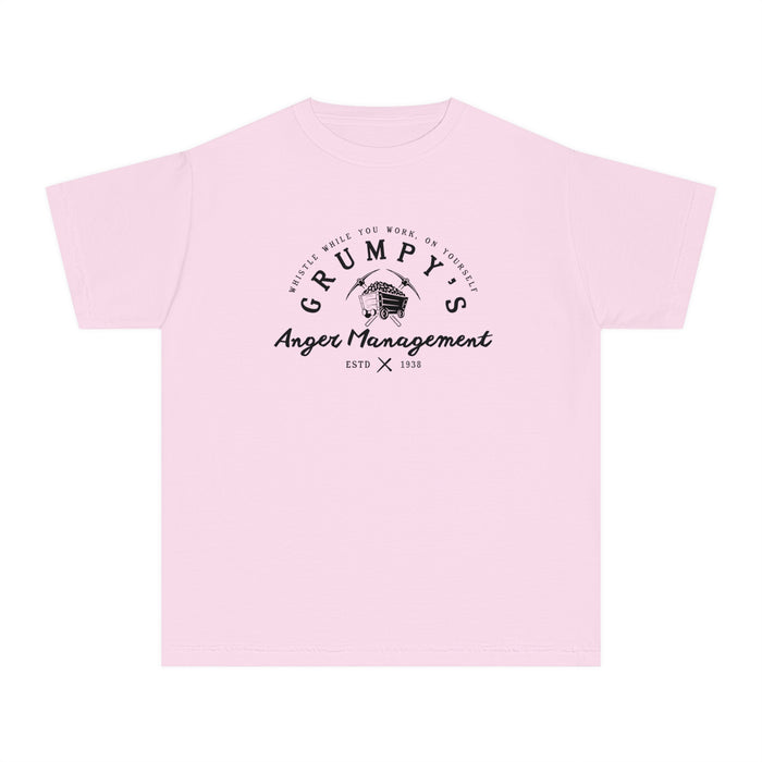 Grumpy’s Anger Management Comfort Colors Youth Midweight Tee