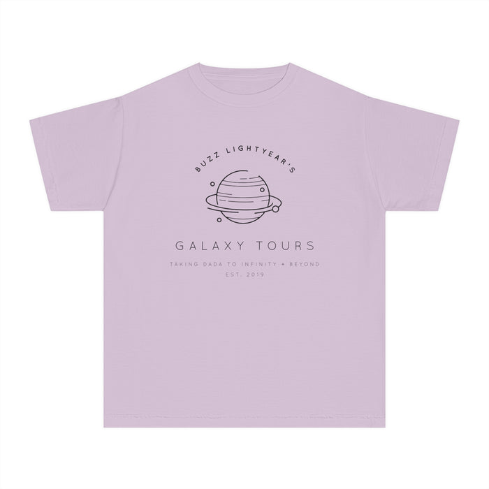 Lightyear's Galaxy Tours Comfort Colors Youth Midweight Tee