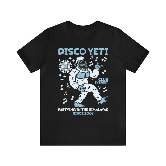 Disco Yeti Bella Canvas Unisex Jersey Short Sleeve Tee